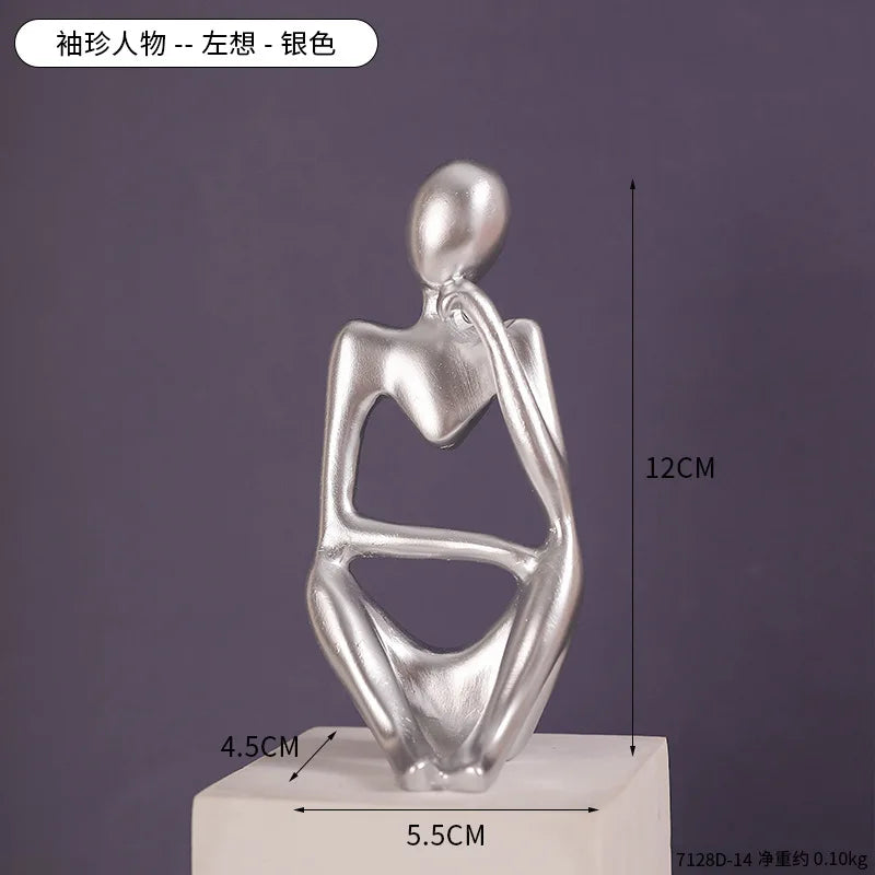 Modern Art Thinker Statue Resin Sculpture