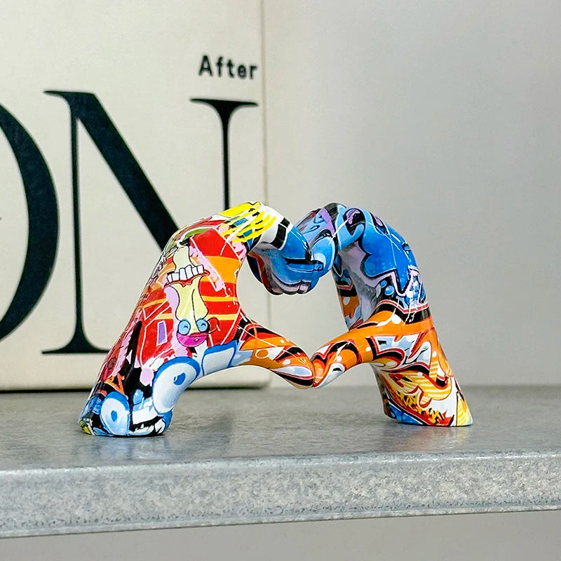 Nordic Heart Gesture Sculpture