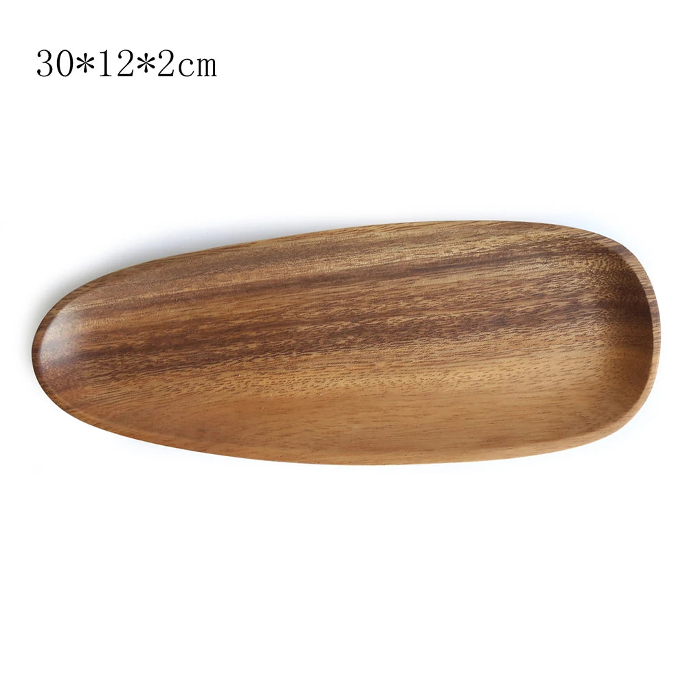 Whole Wood Irregular Tableware Set