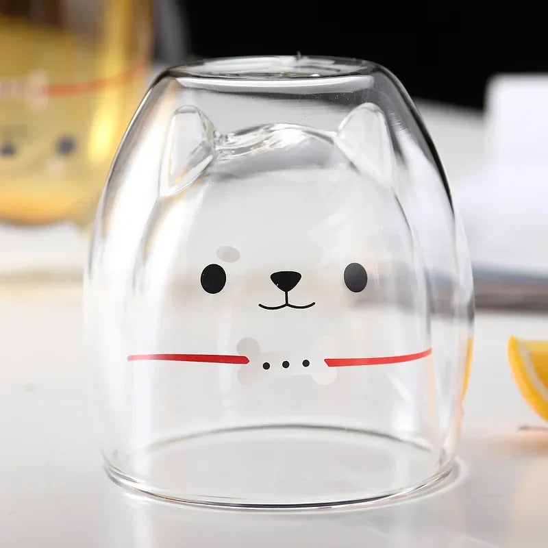 Double Layer Animal Style Glass