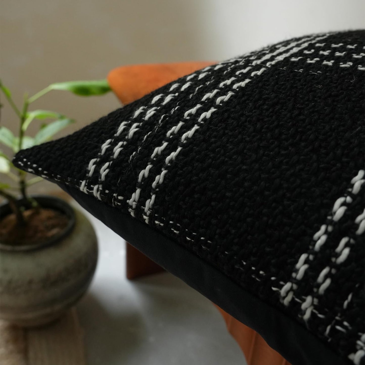 Green Plaid Pillow Covers 20x20 inch Set of 2 Knitting Tartan Pillow Cases Winter Xmas Farmhouse Cushion Covers for Sofa Bed