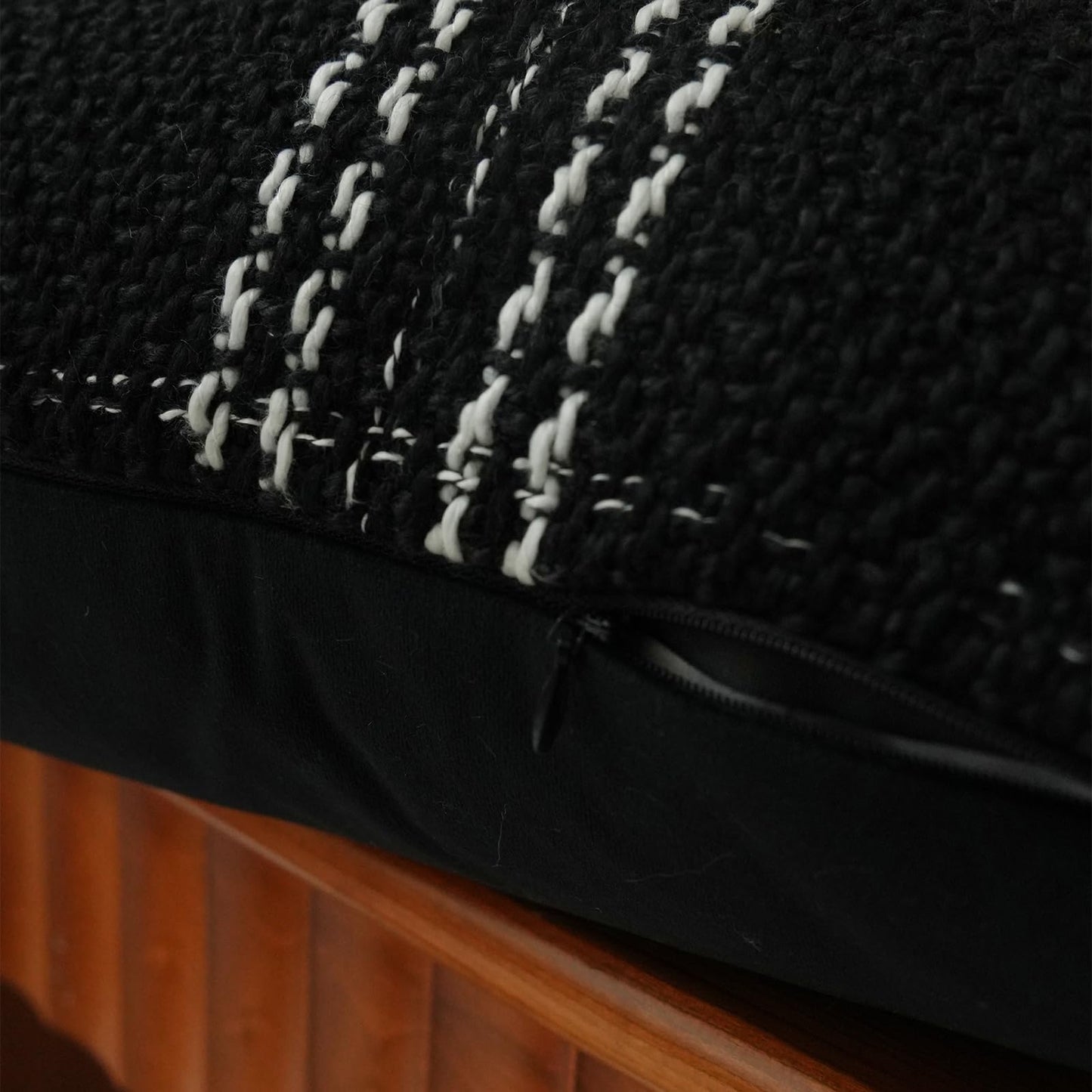 Green Plaid Pillow Covers 20x20 inch Set of 2 Knitting Tartan Pillow Cases Winter Xmas Farmhouse Cushion Covers for Sofa Bed