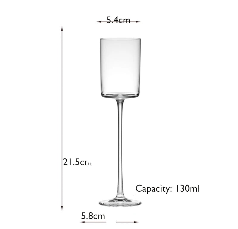 Elegant Hand Blown Cocktail Glasses
