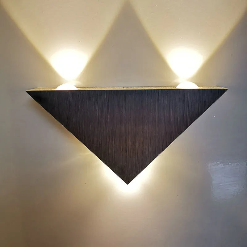 3W Aluminum Triangle Wall Lamp
