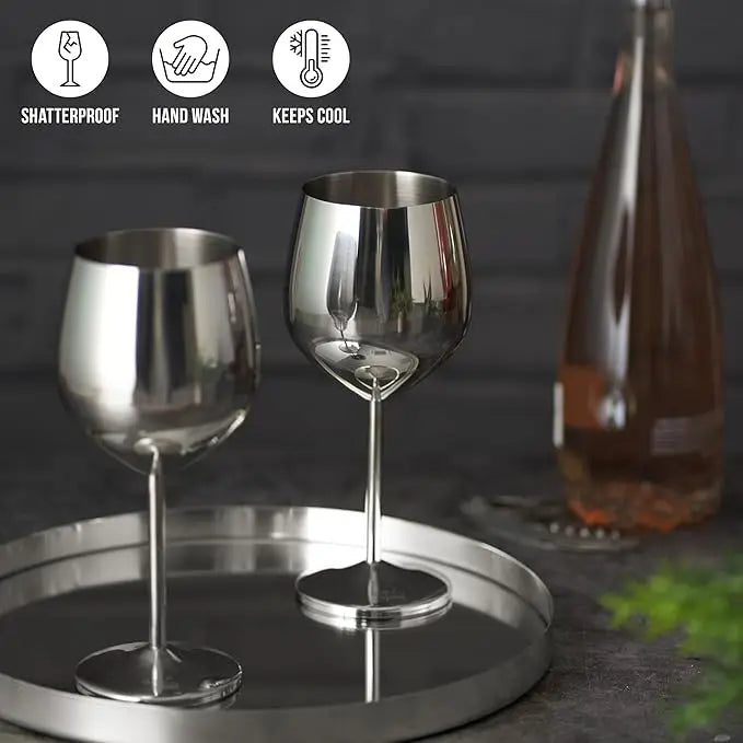 500ml Stainless Steel Wine Glass