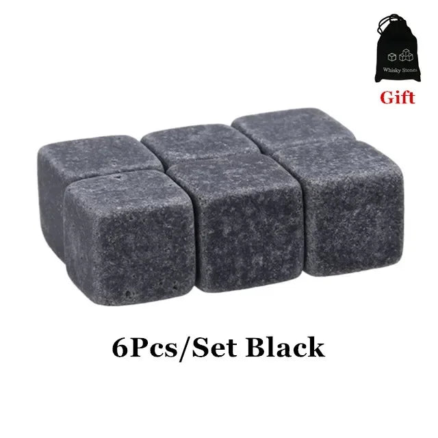 6pcs/lot Whiskey Stone Cooler