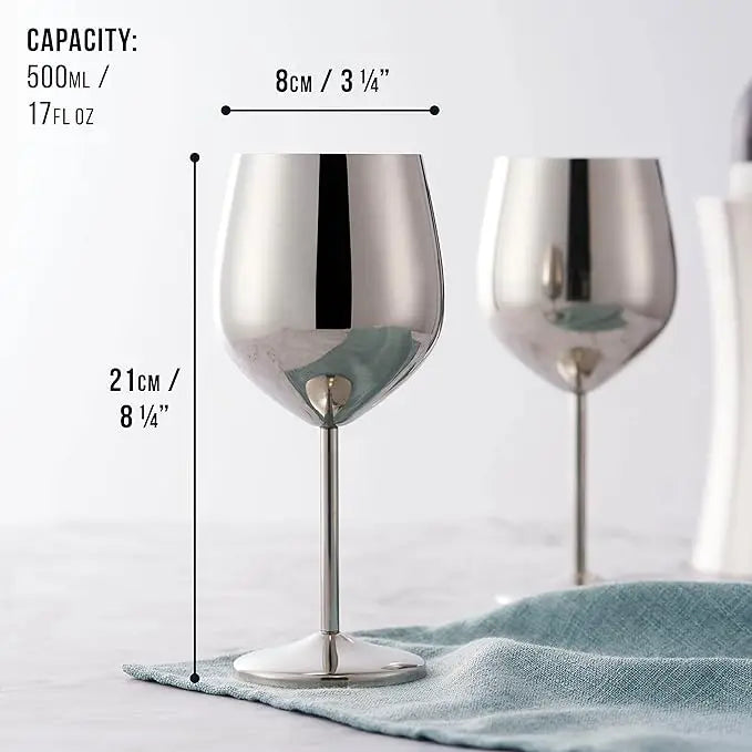 500ml Stainless Steel Wine Glass