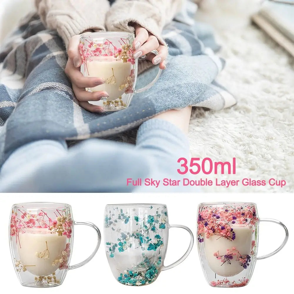 Flower Glass Espresso Cup