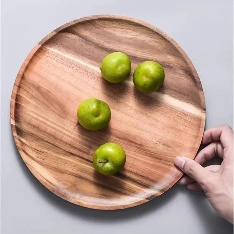 Vintage Style Wooden Serving Plate
