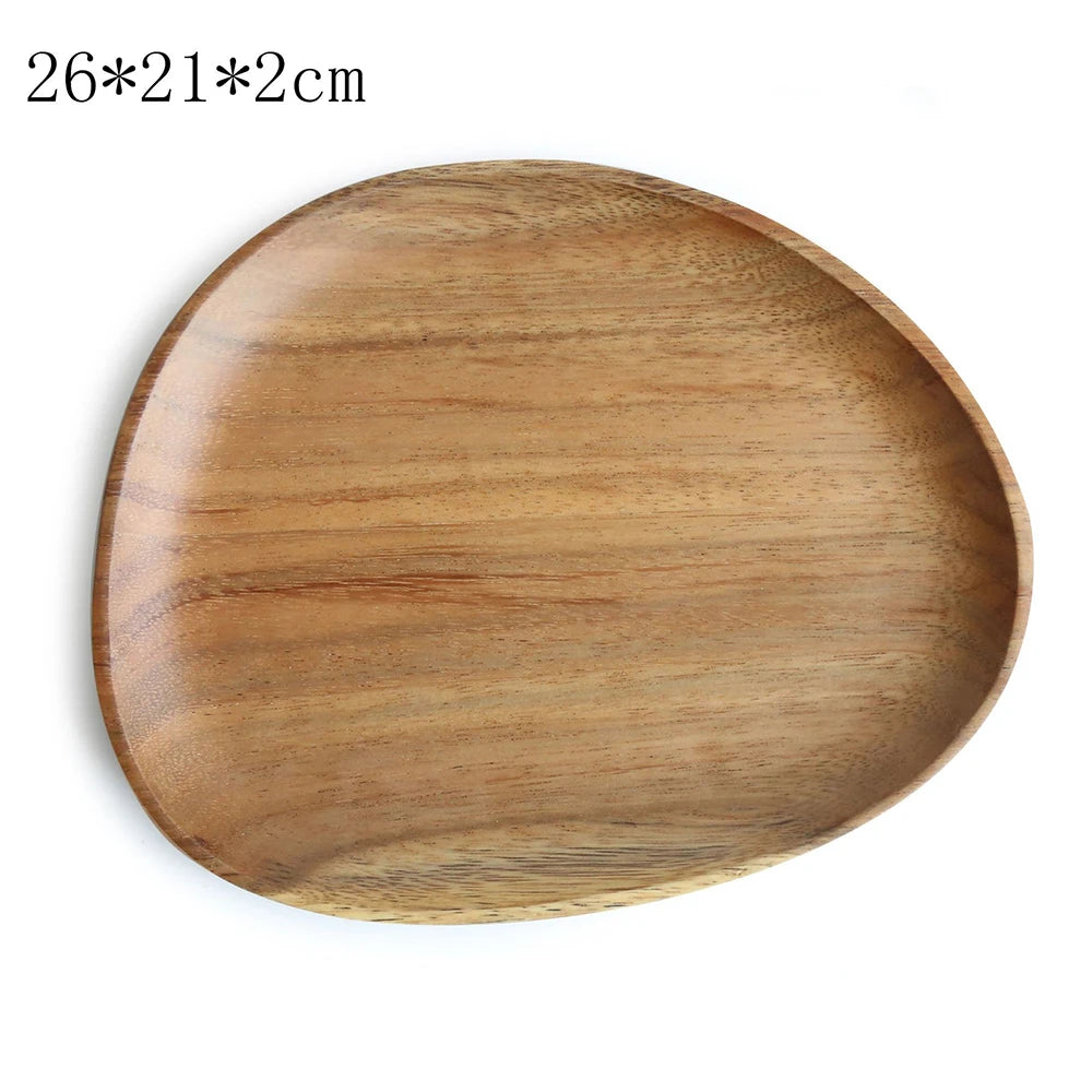 Whole Wood Irregular Tableware Set