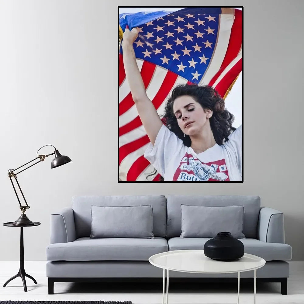 Singer Lana Del Rey Poster