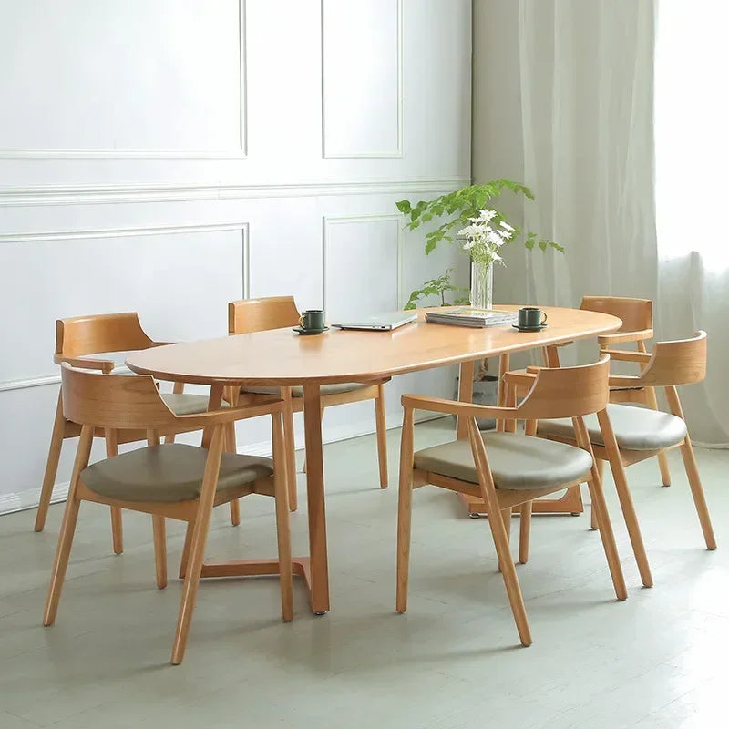 Stylish Wooden Dining Table Set