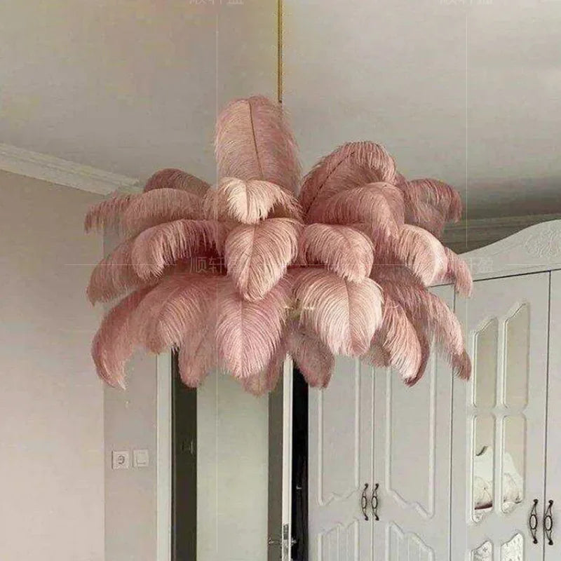 Feather Chandelier