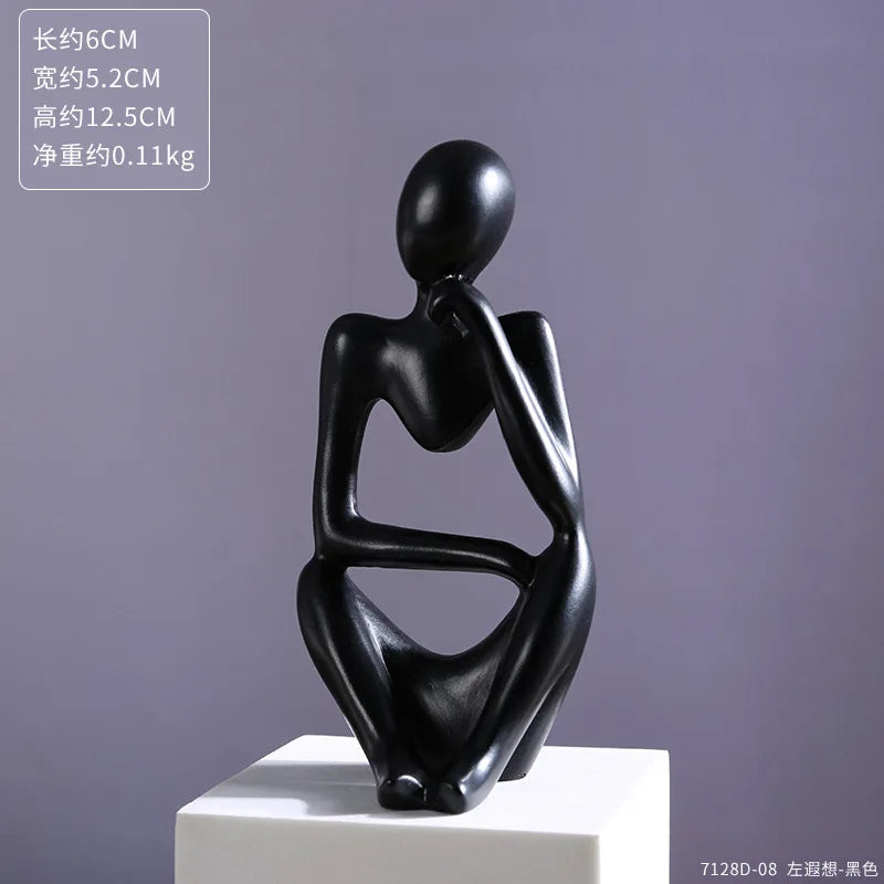 Modern Art Thinker Statue Resin Sculpture