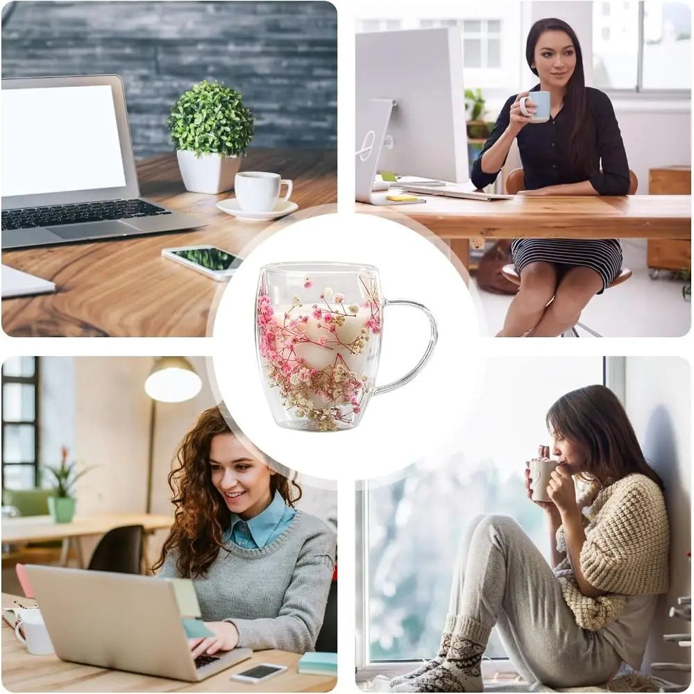 Flower Glass Espresso Cup
