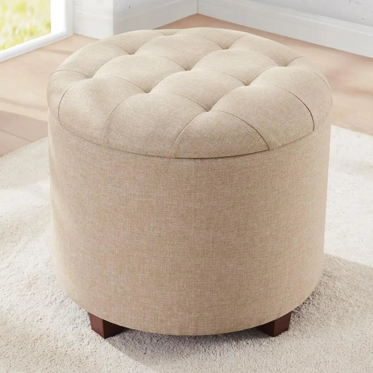 Versatile Round Ottoman