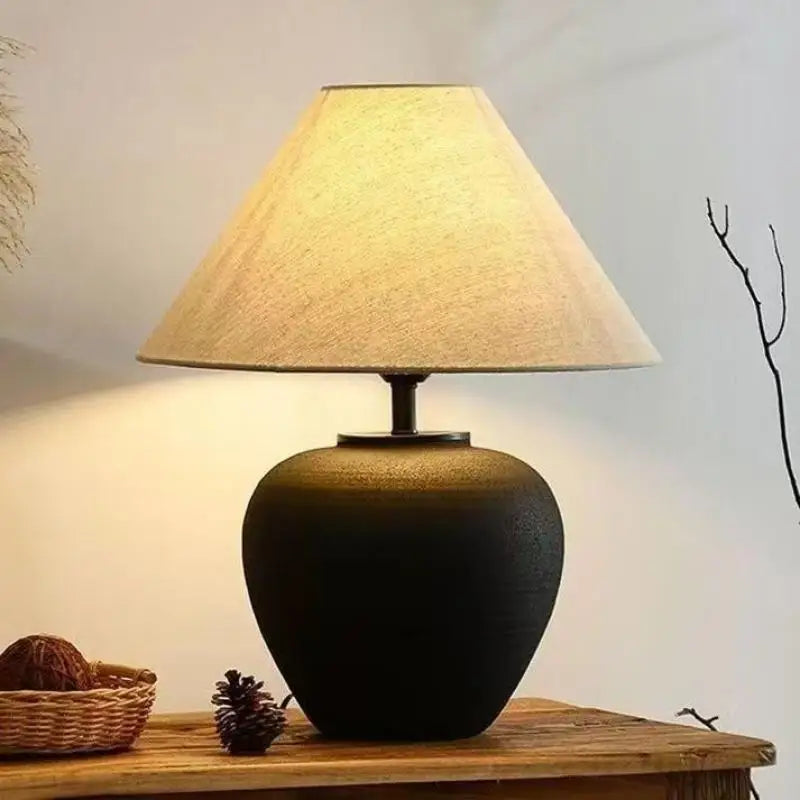 Vintage Glow Ceramic Lamp