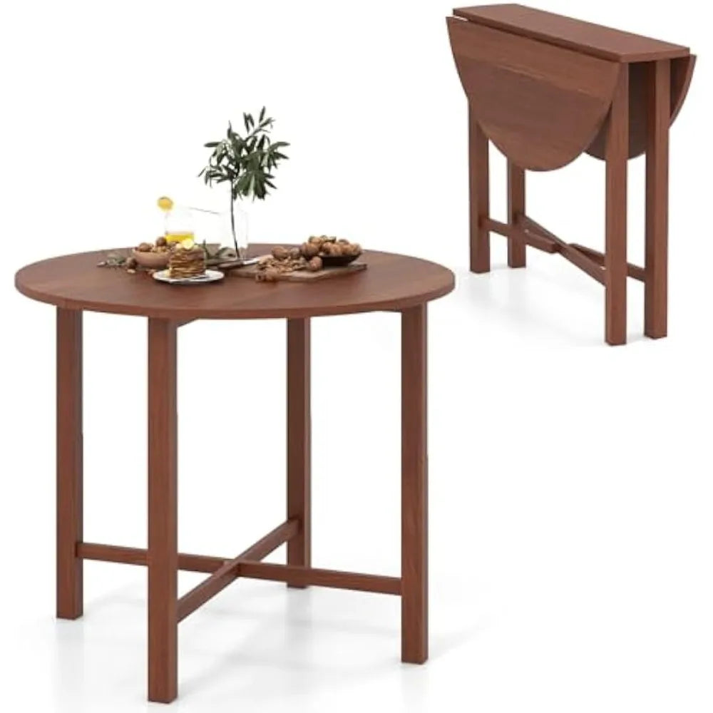 Solid Wood Folding Dining Table