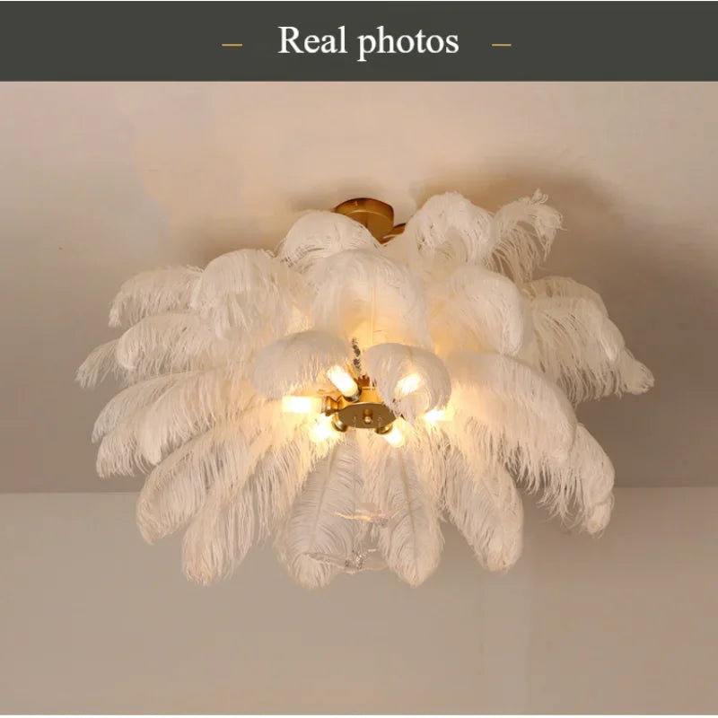 Feather Chandelier