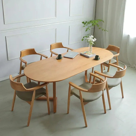 Stylish Wooden Dining Table Set