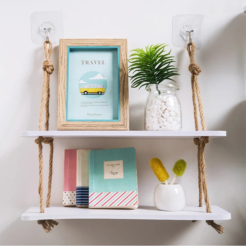 Wooden Rustic Floating Shelf