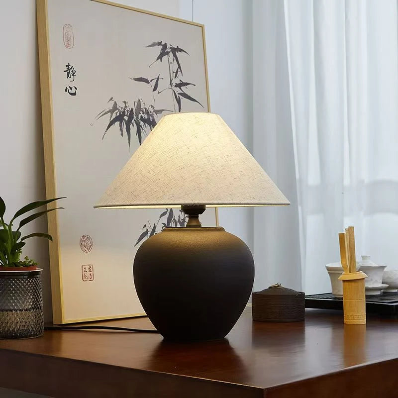 Vintage Glow Ceramic Lamp