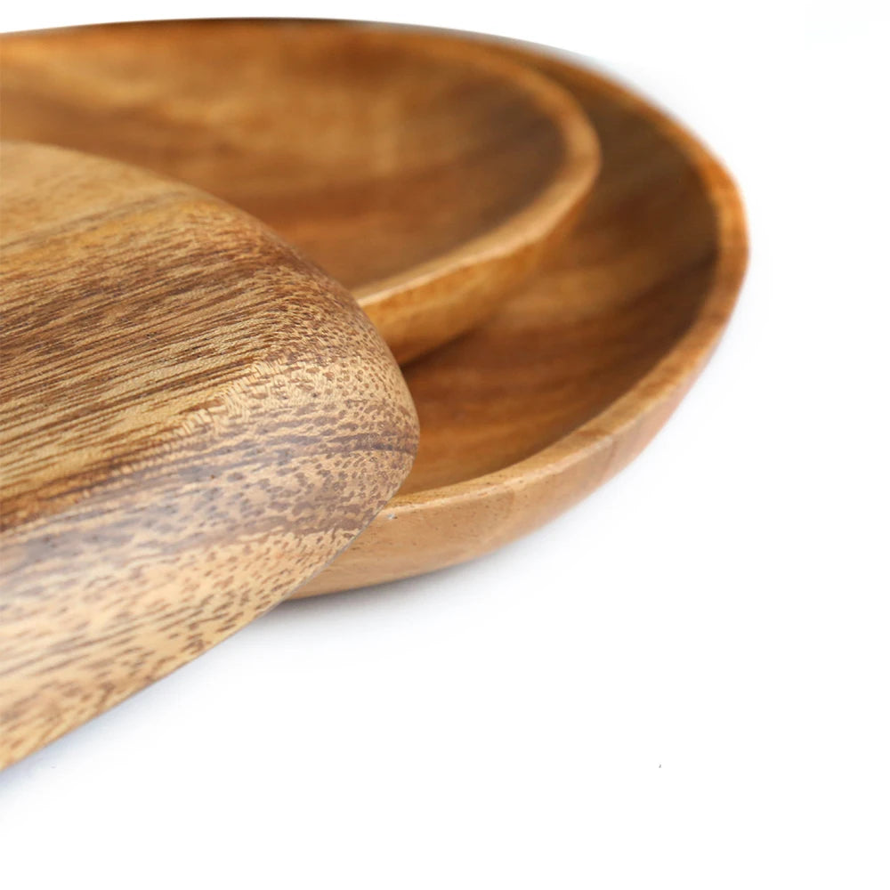 Whole Wood Irregular Tableware Set