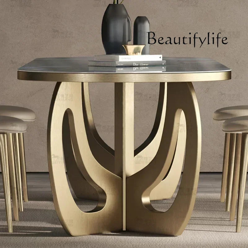 Luxury Marble Dining Table Set