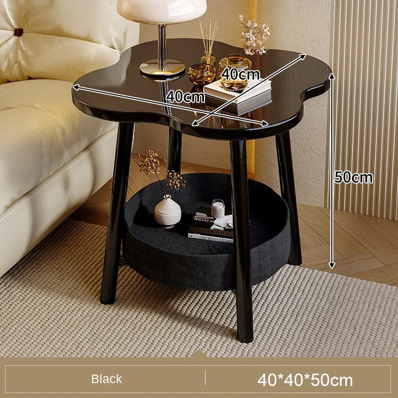 Four Leaf Clover Double-Layer Coffee Table