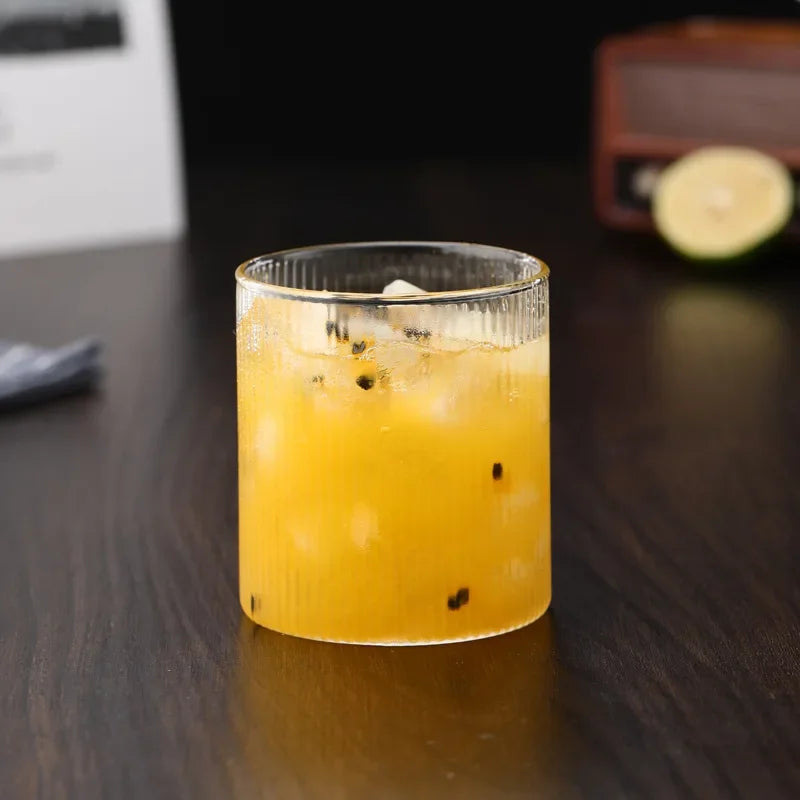 Striped Heat-Resistant Glass