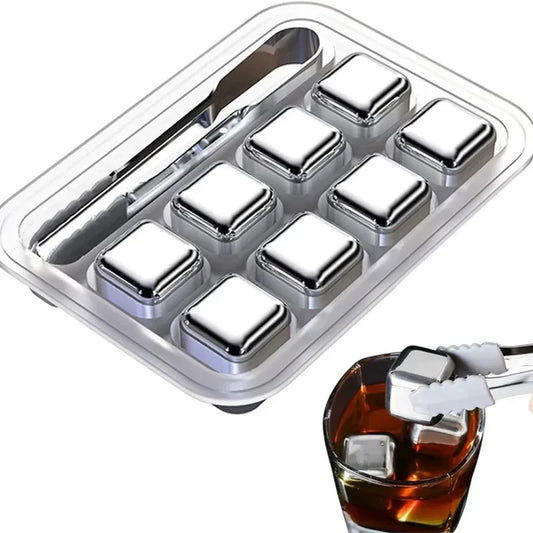 Stainless Steel Whisky Ice Cubes Stone