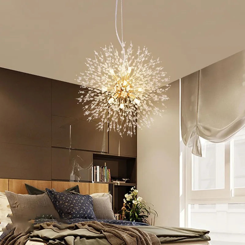 Crystal Dandelion Chandelier