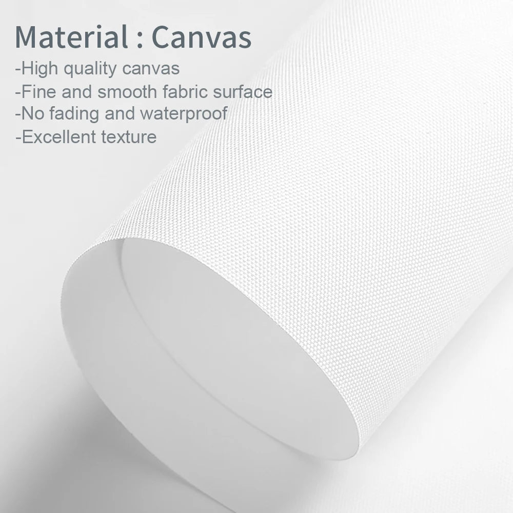 Nordic Beige Peony Canvas Wall Art