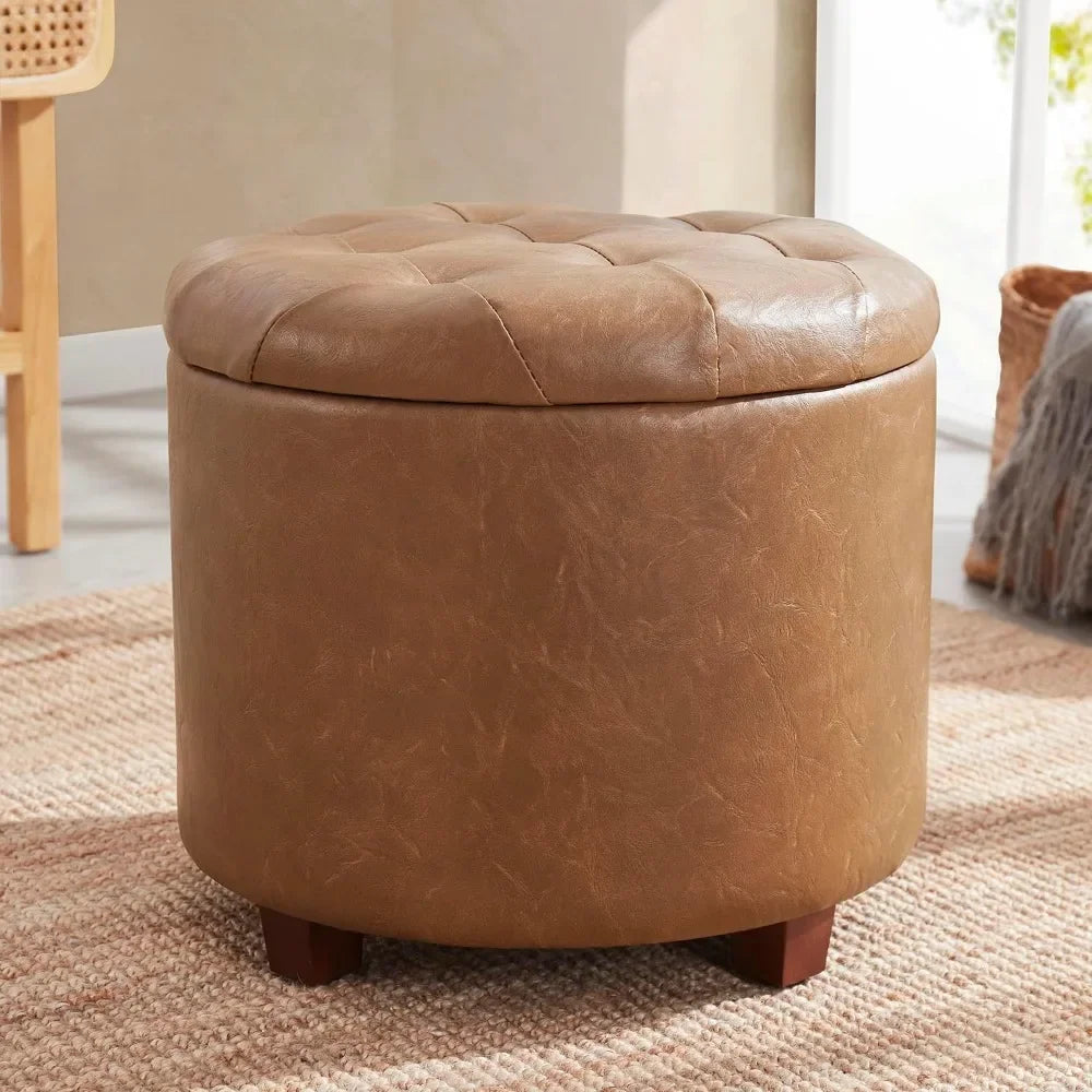 Versatile Round Ottoman
