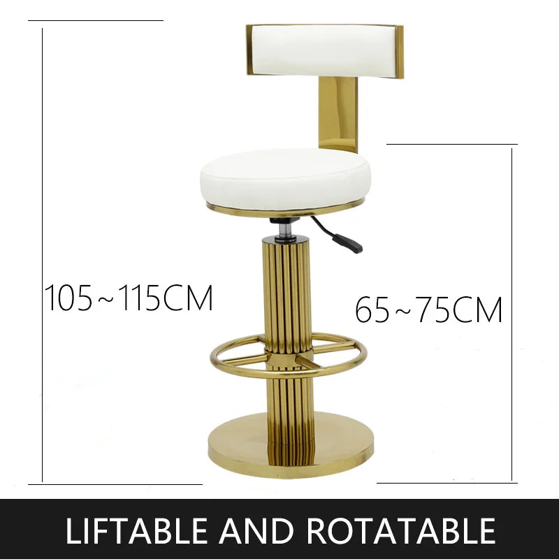 Adjustable Swivel Barstool