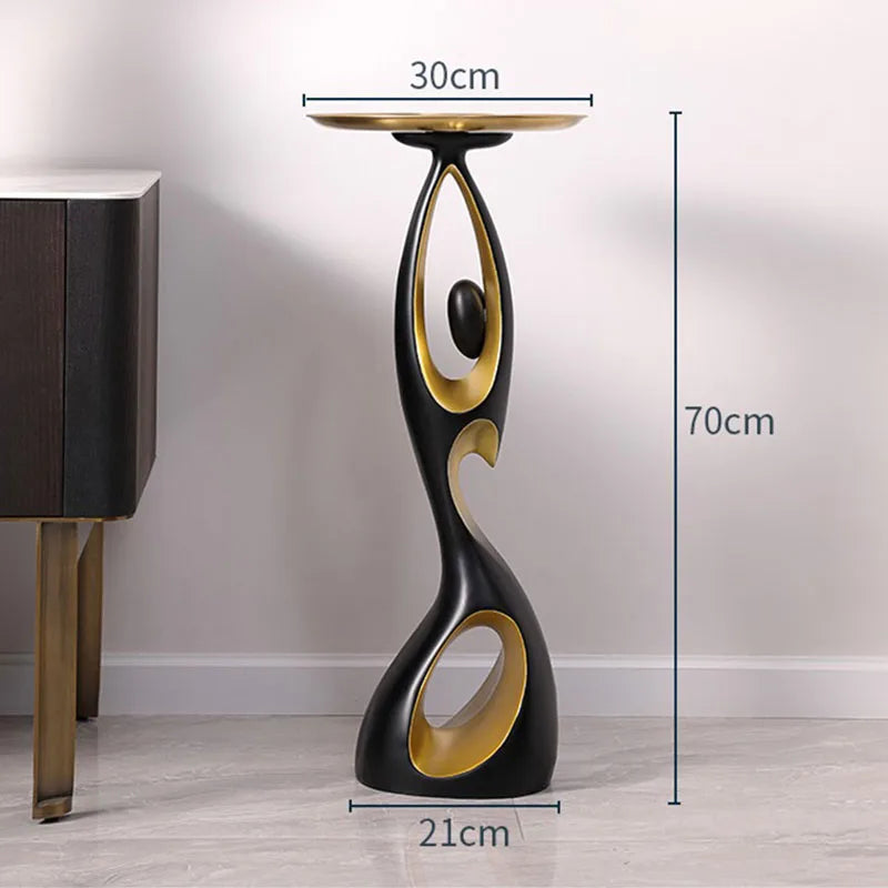 Elegant Abstract Corner Table for Luxe Decor
