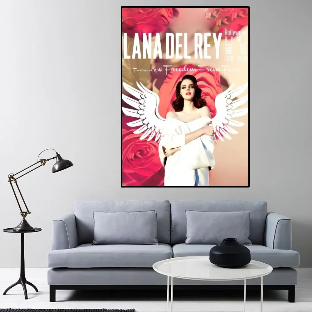 Singer Lana Del Rey Poster