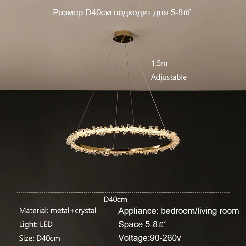 Crystal LED Dimmable Chandelier