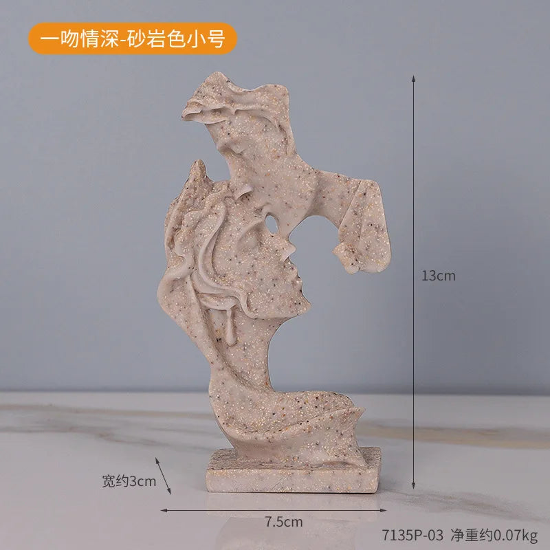 Modern Art Thinker Statue Resin Sculpture