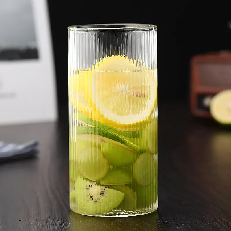 Striped Heat-Resistant Glass