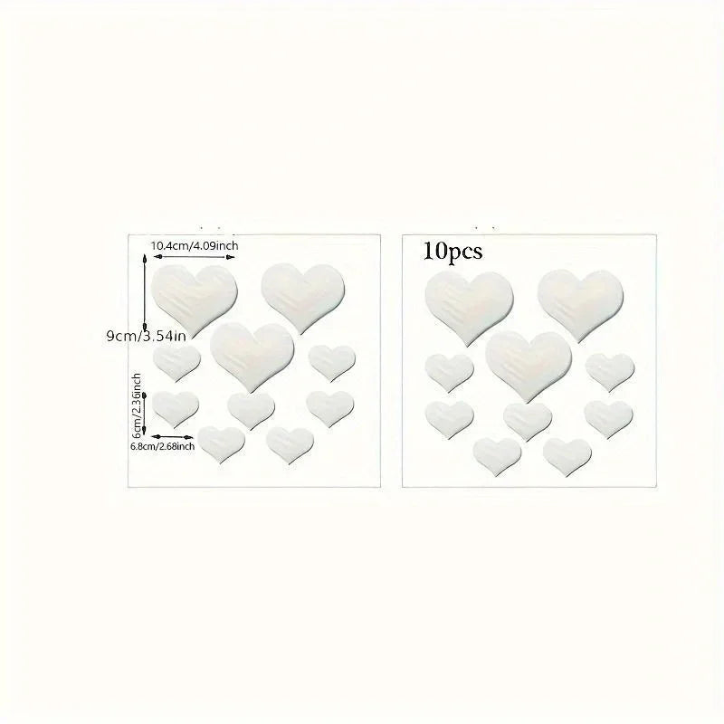 1Set Acrylic LOVE Decorative Mirrors Wall Sticker