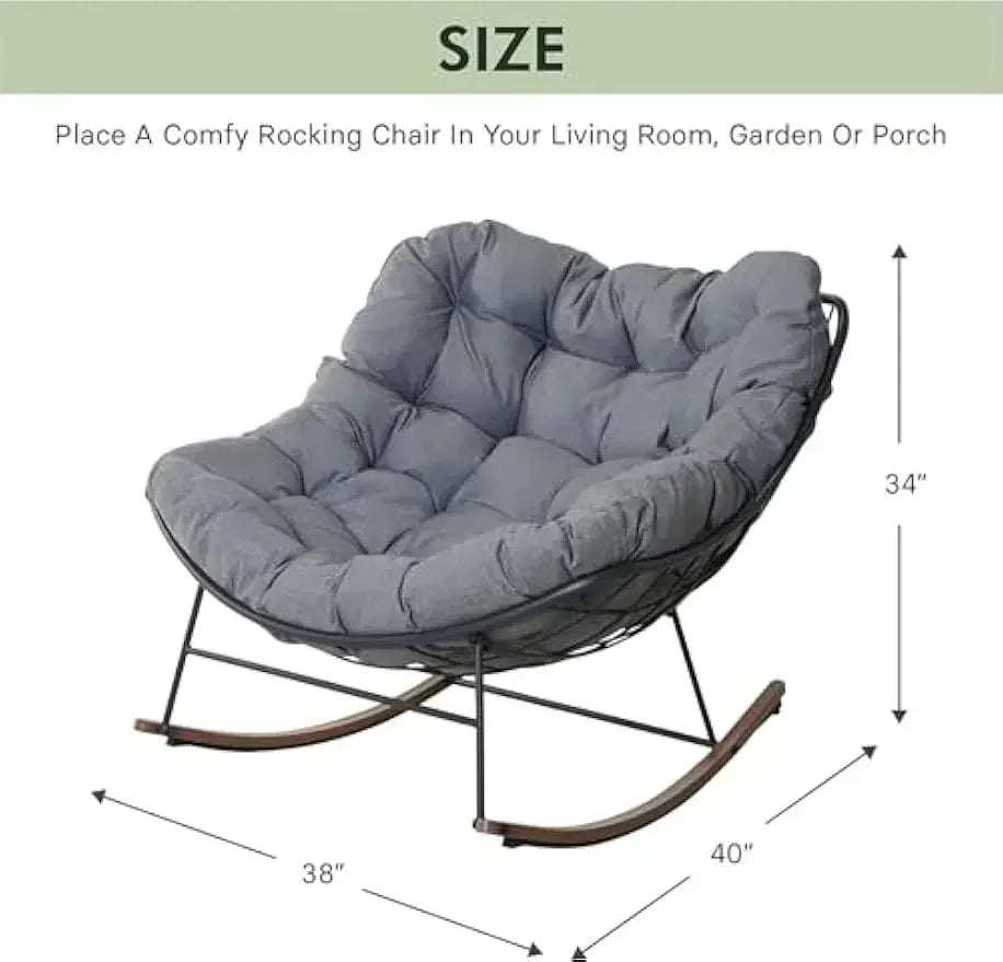Cozy Balcony Lounge Chair for Relaxation