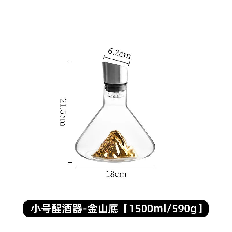 1500ML Whisky Wine Handmade Crystal Decanter