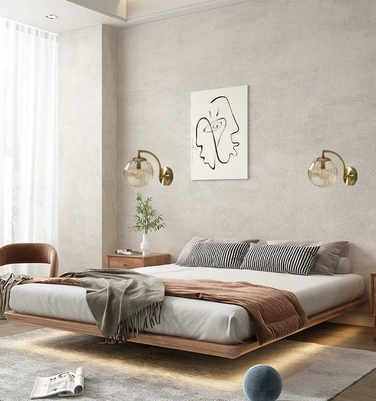 Modern Nordic LED Glass Wall Lamp