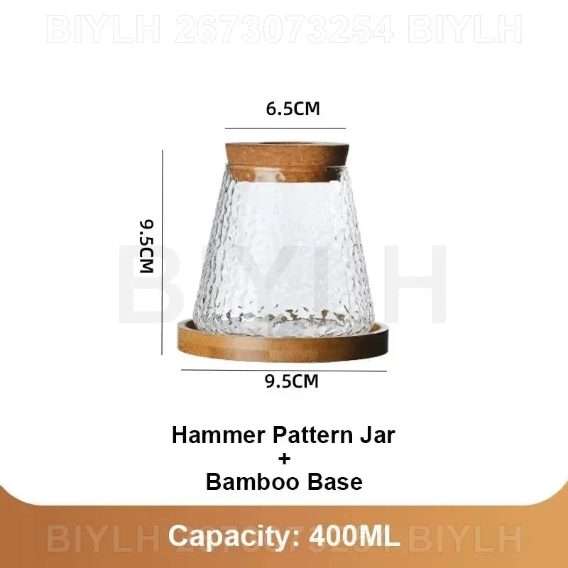 Hydroponic Glass Vase with Base Tray