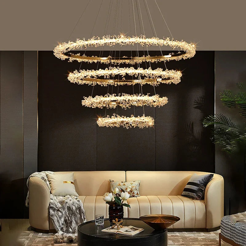 Crystal LED Dimmable Chandelier